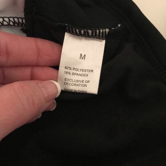 Spaghetti Strap Pansy Print Swimwear Top - Picture 9 of 10